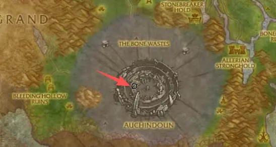 TBC Anniversary Auchenai Crypts dungeon location